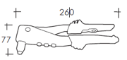 Ручной заклепочник для установки вытяжных заклепок RIV2 чертеж